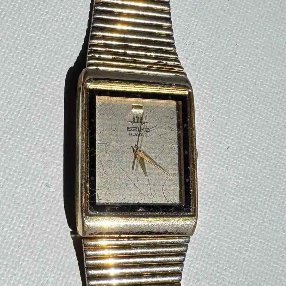 Vintage Seiko 5y91-5030 Galaxy Tank Watch RARE